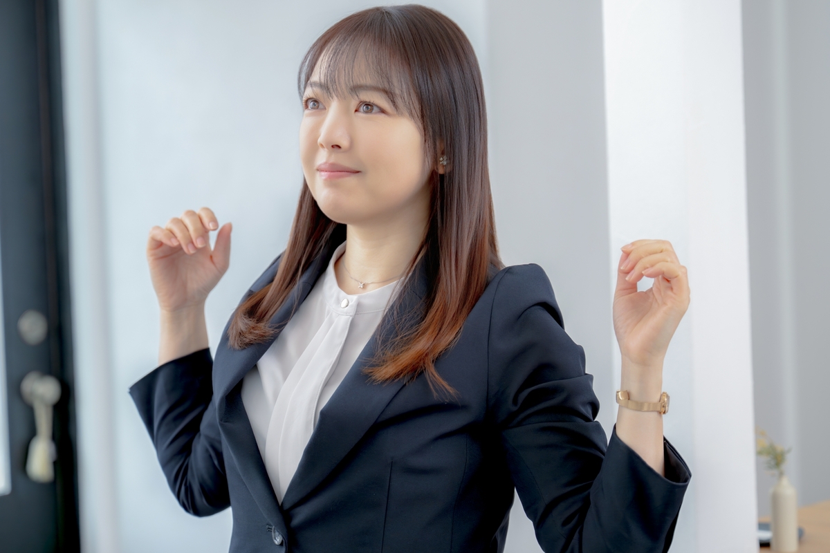 胸を開くストレッチ