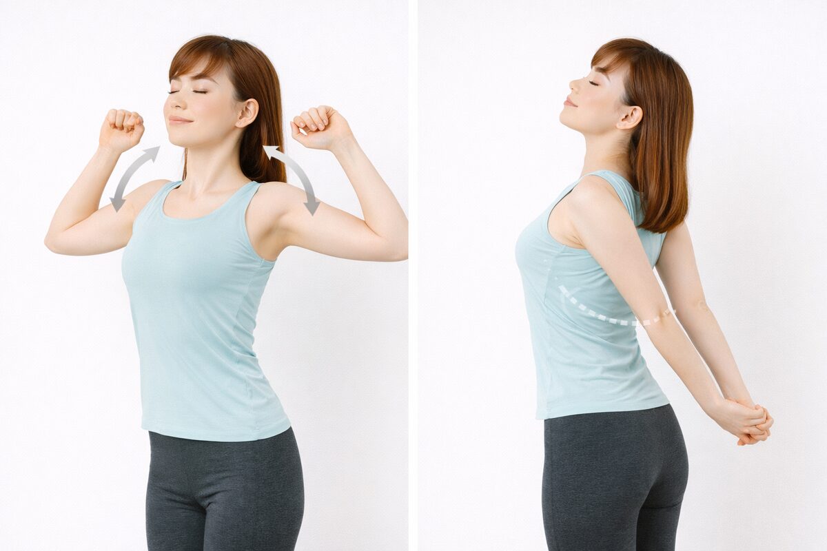 肩甲骨ストレッチの実践