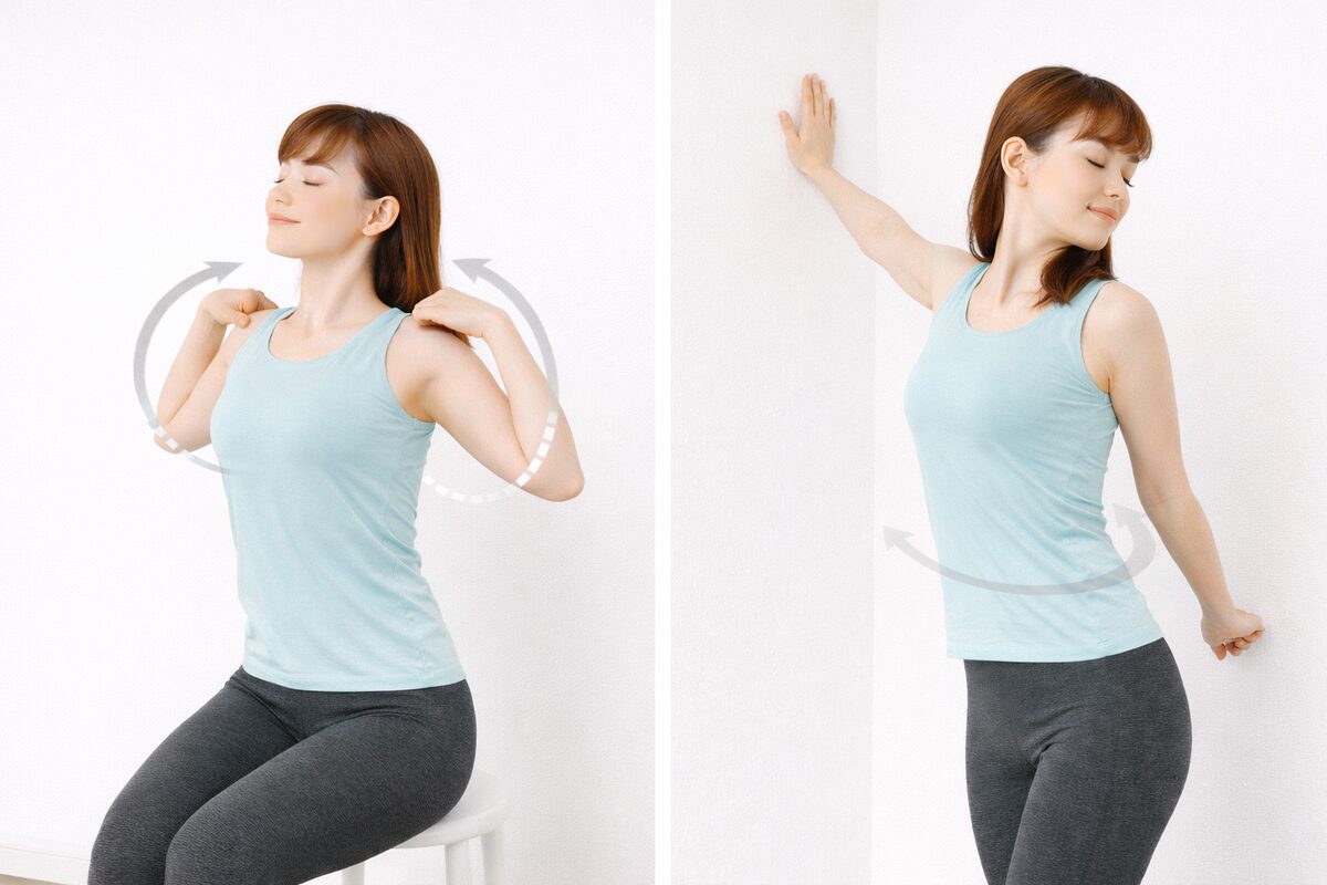 肩のストレッチ方法の紹介