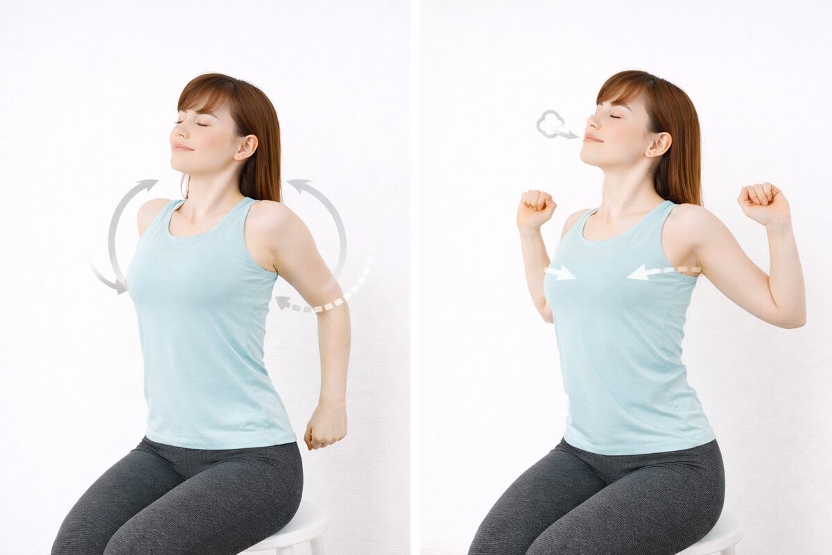 肩のストレッチとエクササイズ