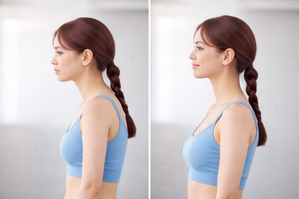 良い姿勢と悪い姿勢