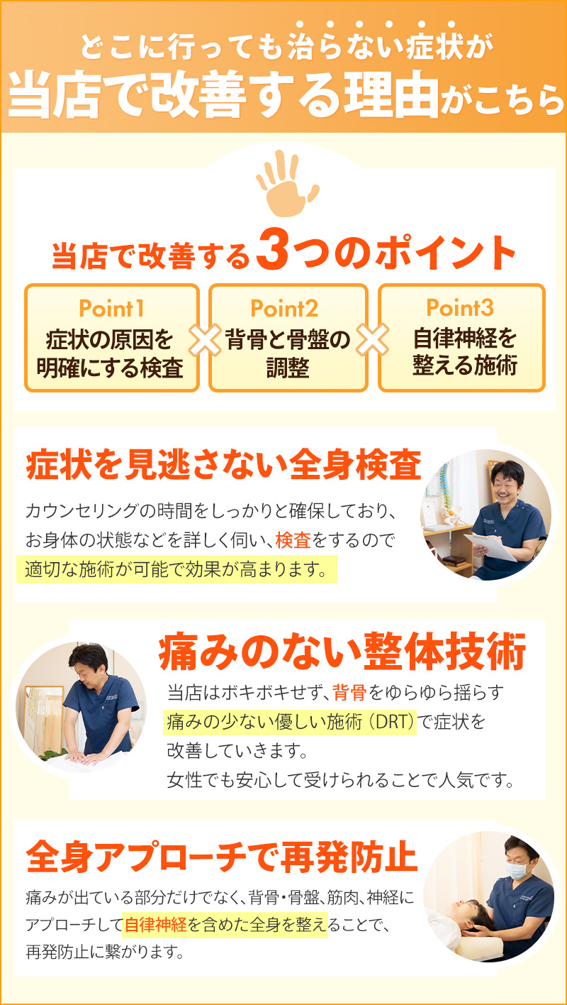 船橋市の根本改善整体なら「坂口カイロプラクティック整体院」