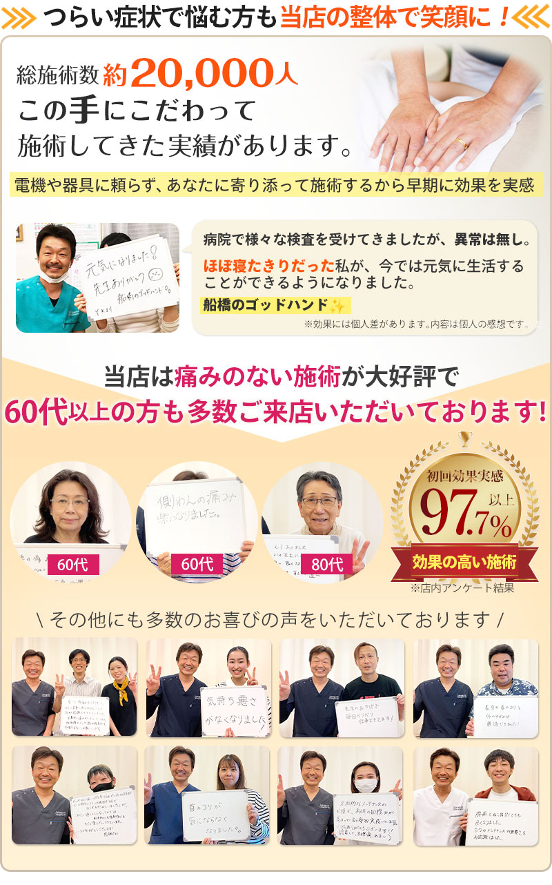 お喜びの声バナー
